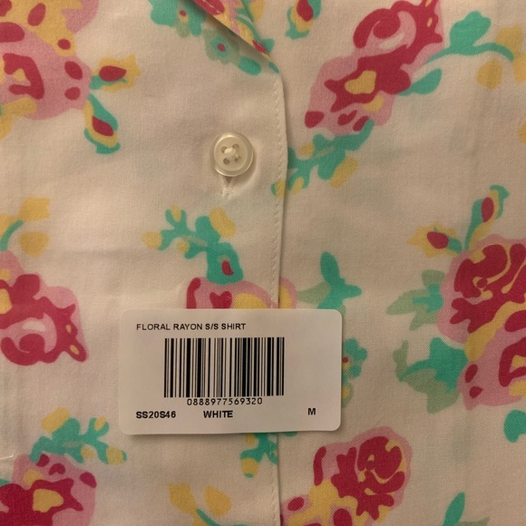 Supreme Floral Rayon S/S White Med - Picture 3 of 3